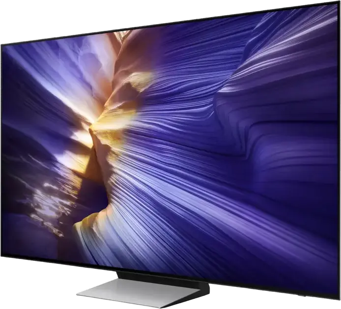 Телевизор Samsung QE55S90FAEXUA S90F 55" 4K UHD OLED, процессор NQ4 AI Gen3, 144Гц, HDR10+, Dolby Atmos, HDMI 2.1, FreeSync Premium Pro, Tizen OS, черный