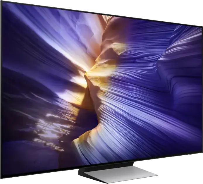 Телевизор Samsung QE55S90FAEXUA S90F 55" 4K UHD OLED, процессор NQ4 AI Gen3, 144Гц, HDR10+, Dolby Atmos, HDMI 2.1, FreeSync Premium Pro, Tizen OS, черный