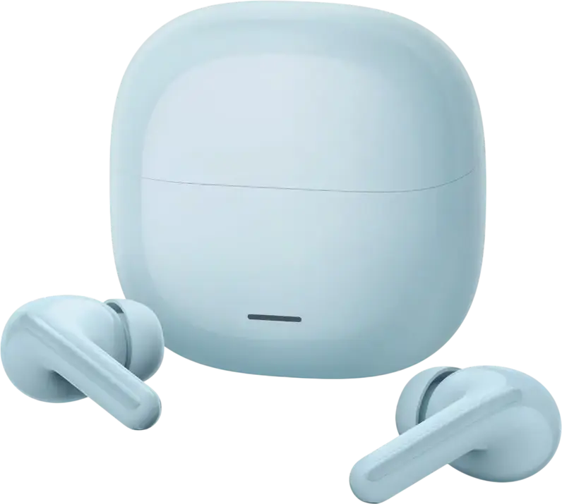 Casca Wireless Xiaomi Redmi Buds 8 Lite, Albastru, ANC Hibrid 42dB, Driver Titanium 12.4mm, Bluetooth 5.4, Baterie 36h, Rezistenta la Apa IP54, Dual-Mic AI ENC