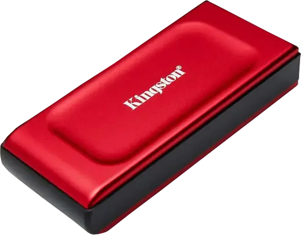 SSD portabil extern Kingston XS1000, 2 TB, Roșu (SXS1000R/2000G)