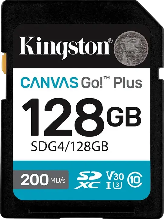 Card de Memorie Kingston Canvas Go! Plus, 128GB (SDG4/128GB)