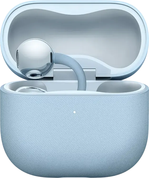Casca Huawei FreeClip 2 Open-Ear Bluetooth 6.0, Albastru Deschis, Design C-bridge, Driver Dinamic 10.8mm, Rezistenta la Apa IP57, Baterie Totala 38h, Conectare Dual-Device