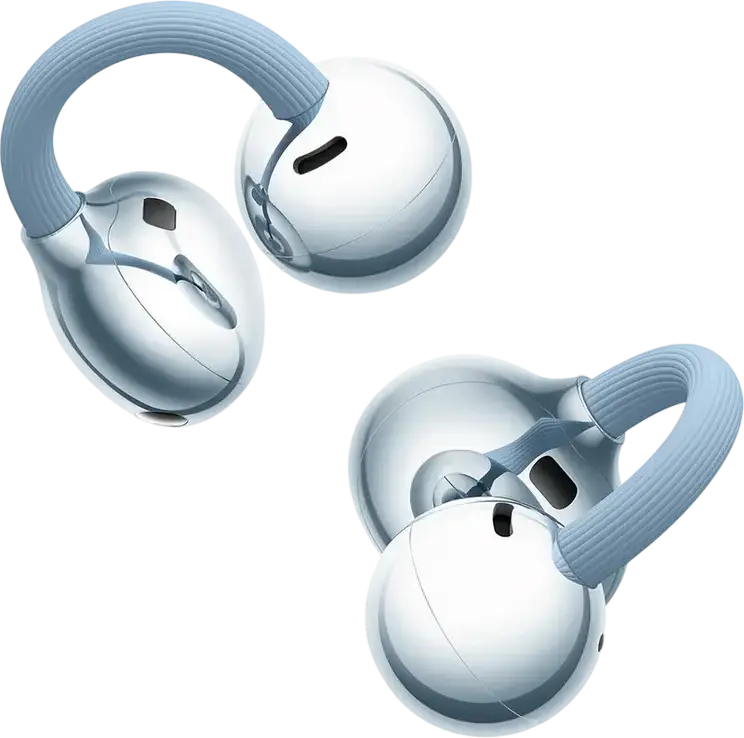 Casca Huawei FreeClip 2 Open-Ear Bluetooth 6.0, Albastru Deschis, Design C-bridge, Driver Dinamic 10.8mm, Rezistenta la Apa IP57, Baterie Totala 38h, Conectare Dual-Device