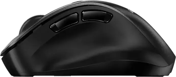 Genius Ergo 9000S Wireless Bluetooth Mini Ergonomic Silent Mouse, Black, Dual Mode BT 5.0/5.3 & 2.4GHz, 2400 DPI Optical Sensor, 6 Buttons, Multi-Device