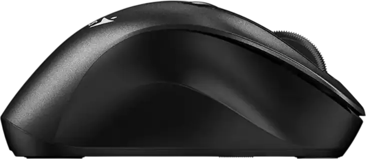 Genius Ergo 9000S Wireless Bluetooth Mini Ergonomic Silent Mouse, Black, Dual Mode BT 5.0/5.3 & 2.4GHz, 2400 DPI Optical Sensor, 6 Buttons, Multi-Device