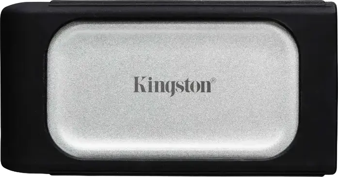 Kingston XS2000 External SSD 1TB USB 3.2 Gen 2x2 Type-C, 2000MB/s Read/Write, IP55 Water and Dust Resistant, Shockproof with Rubber Sleeve, Silver