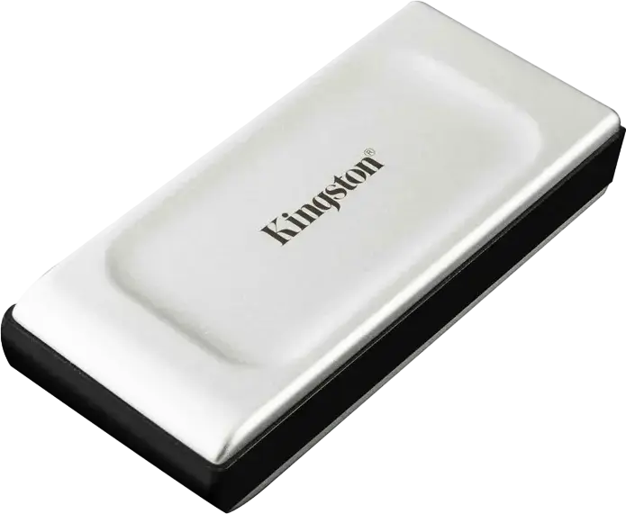 SSD portabil extern Kingston XS2000, 1 TB, Argintiu (SXS2000/1000G)