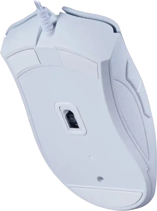 Razer DeathAdder Essential Wired Gaming Mouse, 6400 DPI Optical Sensor, 5 Programmable Buttons, Right-Handed Ergonomic Design, White, USB