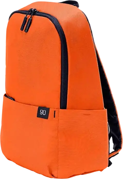 Rucsac Laptop NINETYGO Tiny Lightweight Casual, Compatibil 15.6 inch, Poliester 600D, Capacitate 12L, Rezistent la Apa, Portocaliu