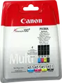Комплект картриджей Canon CLI-451 для PIXMA iP7240 iP8740 iX6840 MG MG7540 MX924, чернила ChromaLife100+, набор из 4 цветов: черный, голубой, пурпурный, желтый