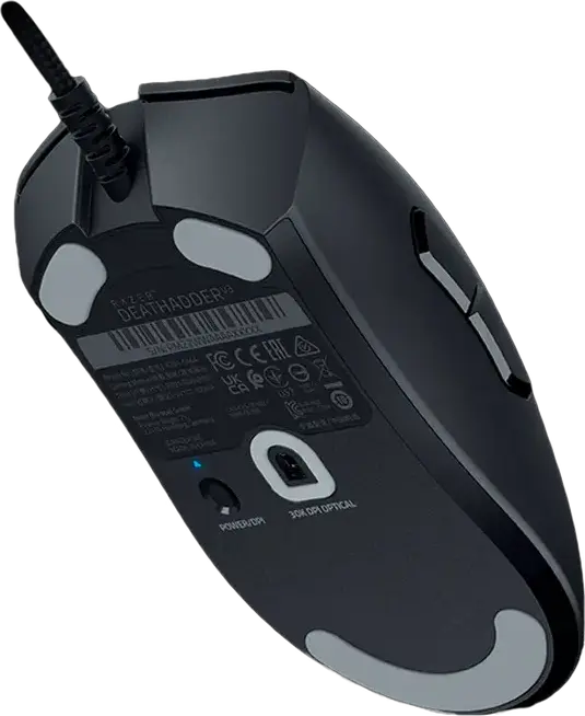 Razer DeathAdder V3 Wired Gaming Mouse, Focus Pro 30K Optical Sensor, 30,000 DPI, 8000Hz Polling Rate, Gen-3 Optical Switches, 59g, Black, RZ01-04640100-R3M1