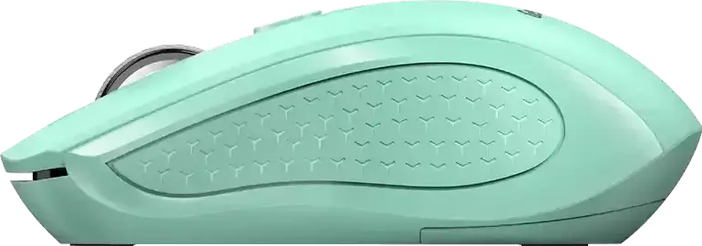 Genius NX-8025S Wireless Silent Mouse, Aquamarine, 2.4GHz Optical Sensor, 1200 DPI Adjustable, Dedicated AI Copilot Button, Ergonomic Design, 10m Range