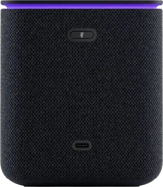 Boxă Inteligentă Yandex Station Midi YNDX-00054 cu Asistent Vocal Alisa, YandexGPT, Hub Zigbee, Putere 24W RMS, Bluetooth 5.0, Wi-Fi, Ceas LED, Negru