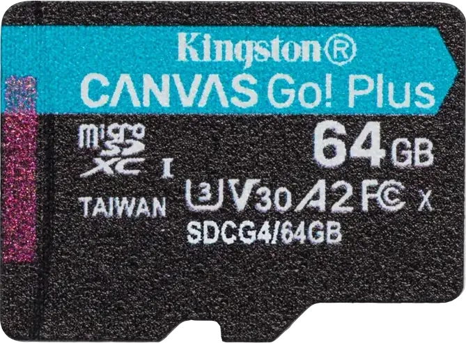 Card de Memorie Kingston Canvas Go! Plus, 64GB (SDCG4/64GB)