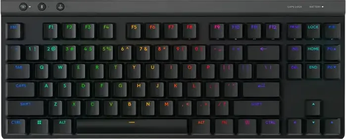 Игровая механическая клавиатура Logitech G515 LIGHTSPEED TKL Low-Profile, беспроводная, английская раскладка, переключатели GL Tactile, PBT-кейкапы, RGB