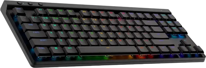 Игровая механическая клавиатура Logitech G515 LIGHTSPEED TKL Low-Profile, беспроводная, английская раскладка, переключатели GL Tactile, PBT-кейкапы, RGB