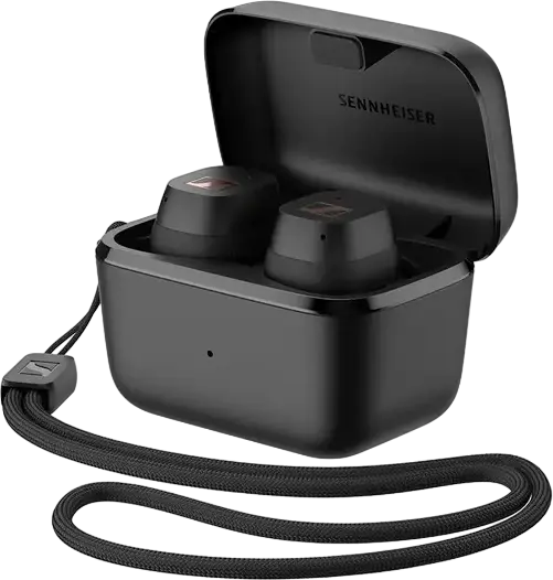 Casca Sennheiser CX True Wireless Sport Bluetooth 5.2, Drivere TrueResponse 7mm, Rezistenta IP54 la transpiratie, Baterie 27h, USB-C, Negru