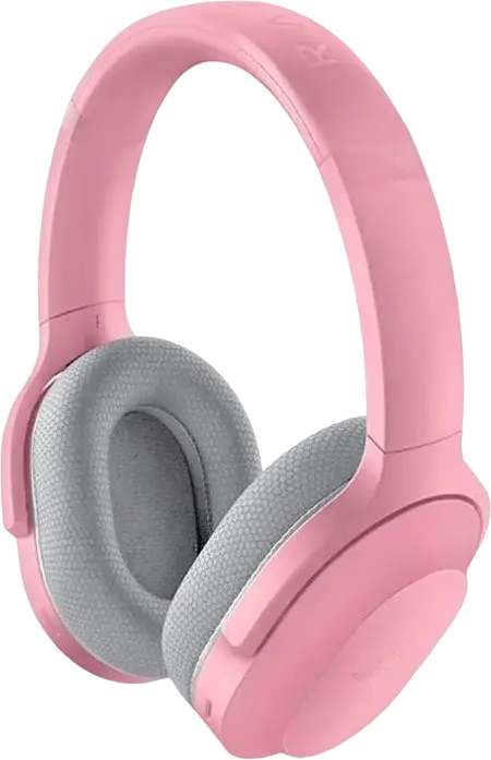 Casca Razer Barracuda Hybrid Gaming si Street, Roz, Wireless 2.4GHz Hyperspeed, Bluetooth, 3.5mm, Difuzoare 50mm Triforce Titanium, THX Spatial Audio, Baterie 40h