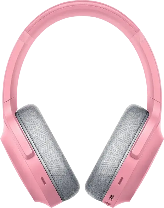 Casca Razer Barracuda Hybrid Gaming si Street, Roz, Wireless 2.4GHz Hyperspeed, Bluetooth, 3.5mm, Difuzoare 50mm Triforce Titanium, THX Spatial Audio, Baterie 40h