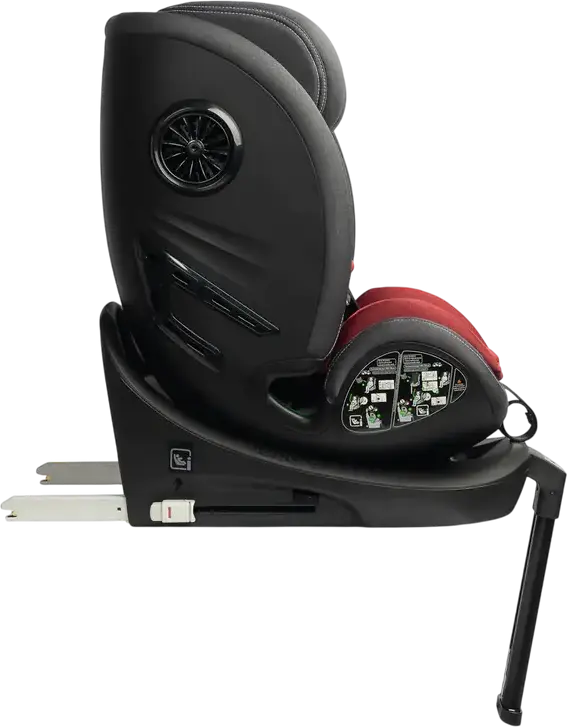 Scaun Auto Caretero Fortis i-Size 360, ISOFIX cu Picior de Stabilitate, ECE R129/02, 0-36 kg, 40-150 cm, Centuri 5 Puncte, Material Antibacterian