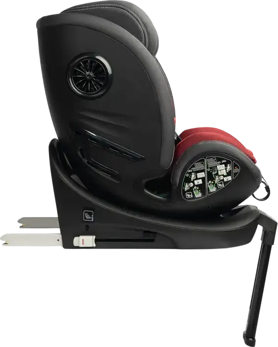 Scaun Auto Caretero Fortis i-Size 360, ISOFIX cu Picior de Stabilitate, ECE R129/02, 0-36 kg, 40-150 cm, Centuri 5 Puncte, Material Antibacterian