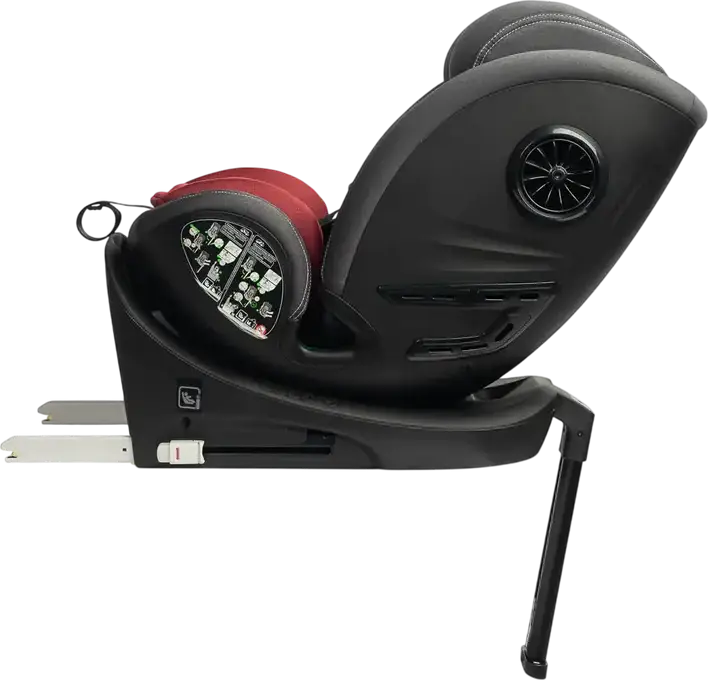 Scaun Auto Caretero Fortis i-Size 360, ISOFIX cu Picior de Stabilitate, ECE R129/02, 0-36 kg, 40-150 cm, Centuri 5 Puncte, Material Antibacterian