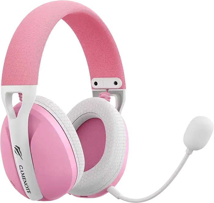 Havit Gamenote Fuxi-H1 Tri-Mode Wireless Gaming Headset, Bluetooth 2.4GHz & USB Type-C Wired, 40mm Dynamic Drivers, Detachable Mic, Low Latency 24ms