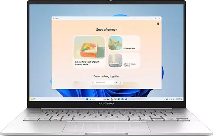 Ultrabook ASUS Zenbook 14 UX3405CA, Intel Core Ultra 5 225H, 16GB DDR5, 512GB SSD, 14" WUXGA OLED Anti-Glare, Intel Arc Graphics, Wi-Fi 7, Aluminiu, Windows 11