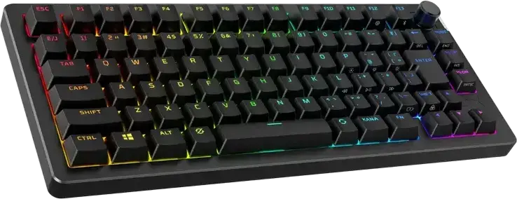 Tastatură HyperX Alloy Rise 75, Fără fir, Negru