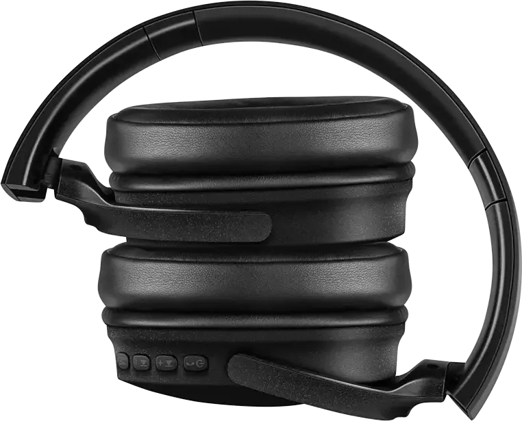 Casca Wireless Stereo SVEN AP-B545MV Over-Ear, Bluetooth, Slot Micro SD, Radio FM, Difuzoare 40mm, Baterie 50h, Design Pliabil, Negru
