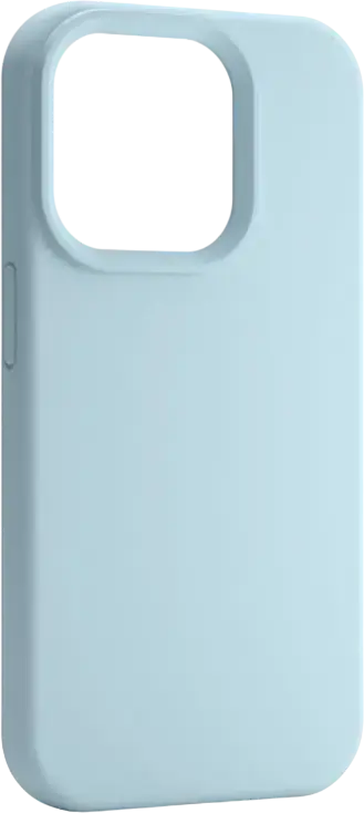 Husa Etteri Silicone Mag pentru iPhone 16 Pro, Compatibila cu MagSafe, Protectie din Silicon cu Captusala de Microfibra, Albastru Deschis