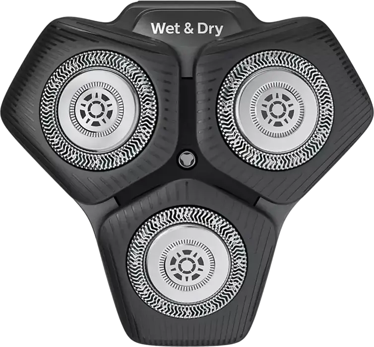 Philips SH71/50 Replacement Rotary Shaver Heads, SteelPrecision Blades for Series 7000 (S7xxx), Series 5000 Angular (S5xxx), and 500 Series, Silver