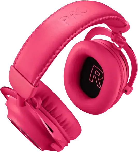 Casca Gaming Wireless Logitech G Pro X 2 LIGHTSPEED, Drivere Grafen 50mm, Bluetooth, 2.4 GHz, Surround 7.1, Microfon Detasabil, Culoare: Roz, 981-001275
