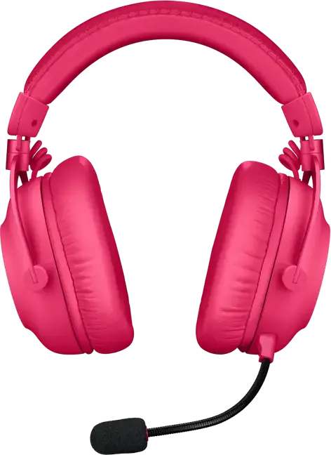 Casca Gaming Wireless Logitech G Pro X 2 LIGHTSPEED, Drivere Grafen 50mm, Bluetooth, 2.4 GHz, Surround 7.1, Microfon Detasabil, Culoare: Roz, 981-001275