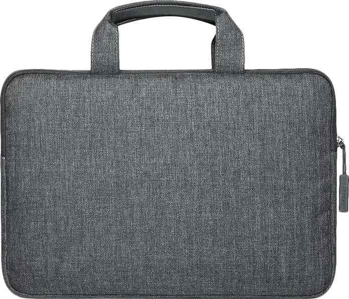 Husa de transport rezistenta la apa pentru laptop Satechi ST-LTB13 pana la 13 inch, Exterior din Nailon cu Captusala Moale, 3 Buzunare Accesorii, Gri