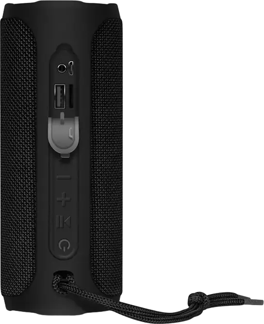 Boxa Portabila Bluetooth SVEN PS-160, Putere 12W RMS, Rezistenta la Apa IPX5, Pereche Stereo TWS, Radio FM, Iluminare RGB, MicroSD, USB, AUX, Negru