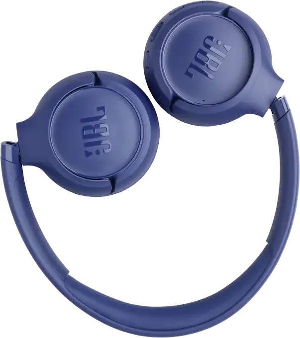 JBL Tune 530BT Wireless On-Ear Headphones, Pure Bass Sound, 76h Playback, Bluetooth 6.0, Multipoint Connection, Integrated Mic, Foldable, Blue