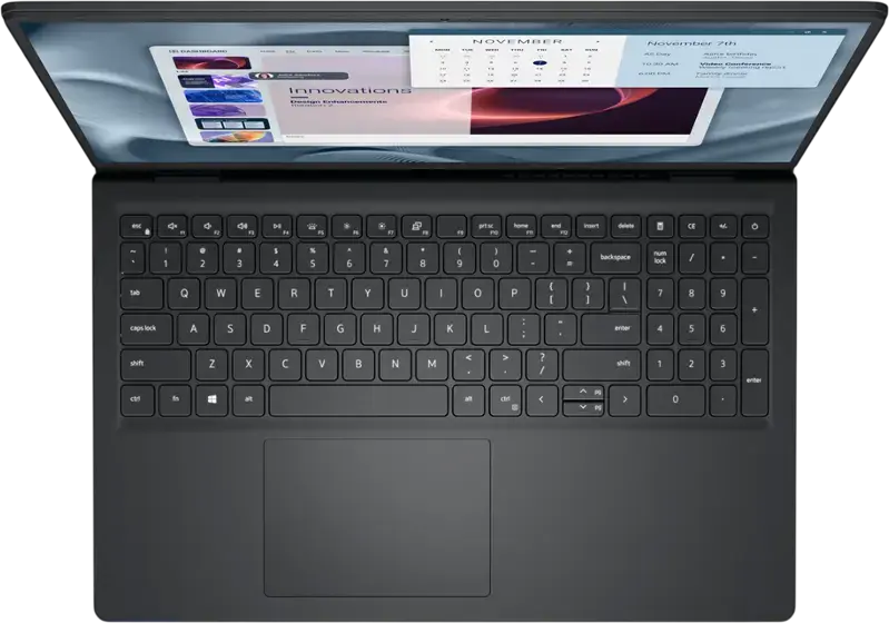 Laptop Business Dell Pro 15 Essential PV15250, 15.6" FHD IPS 120Hz, Intel Core i5-1334U, 8GB DDR5, 512GB SSD, Linux Ubuntu, Carbon Black, Cititor Amprente