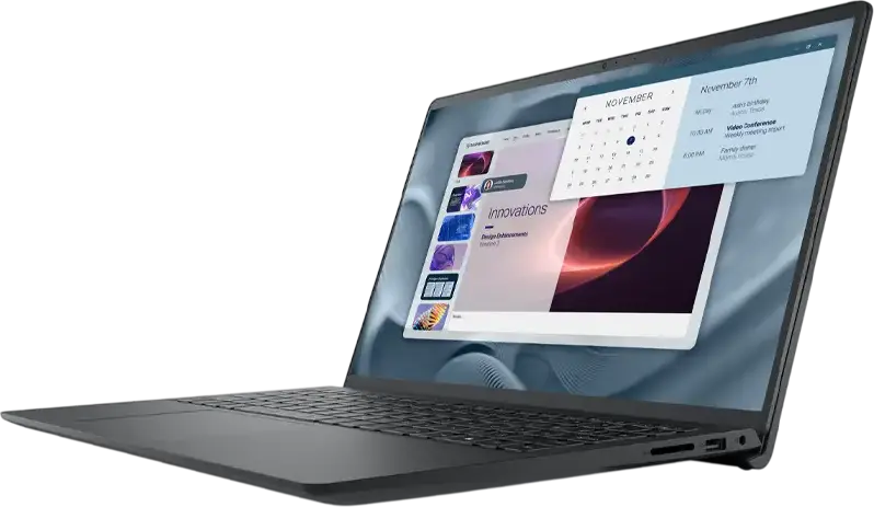Laptop Business Dell Pro 15 Essential PV15250, 15.6" FHD IPS 120Hz, Intel Core i5-1334U, 8GB DDR5, 512GB SSD, Linux Ubuntu, Carbon Black, Cititor Amprente