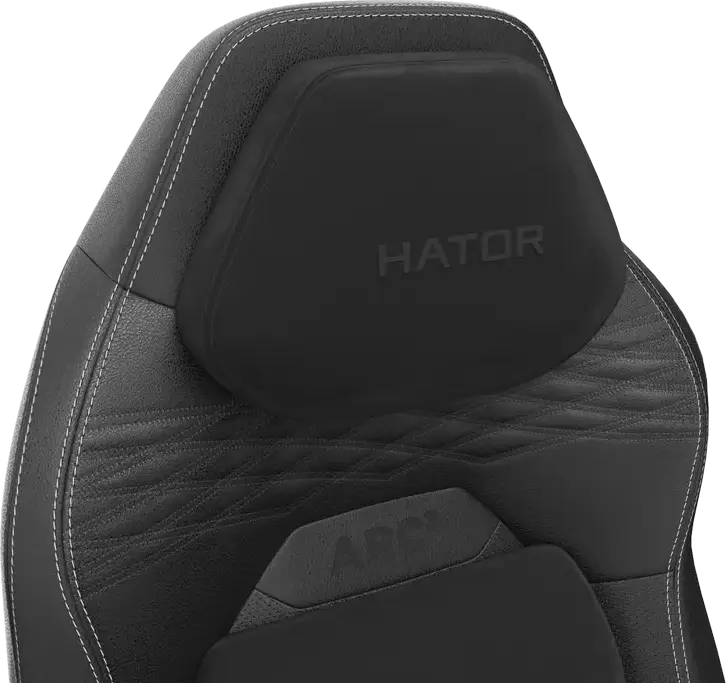 Scaun Gaming HATOR Arc 3 S, Piele PU, Cotiere 4D, piston Clasa 4, NobleShift Rocking Multidirectional, Perna de Gat Magnetica, Negru