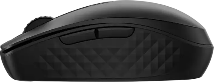 Mouse Wireless Reincarcabil HP 690 7M1D4AA, Bluetooth Low-energy, Incarcare Qi si USB-C, Senzor Optic 4000 dpi, 6 Butoane Programabile, Negru