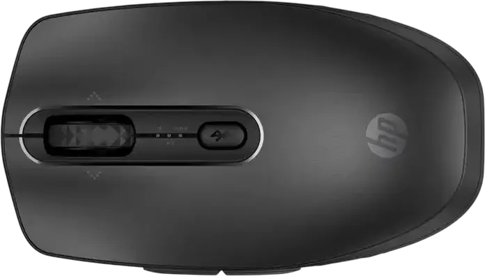 Mouse Wireless Reincarcabil HP 690 7M1D4AA, Bluetooth Low-energy, Incarcare Qi si USB-C, Senzor Optic 4000 dpi, 6 Butoane Programabile, Negru