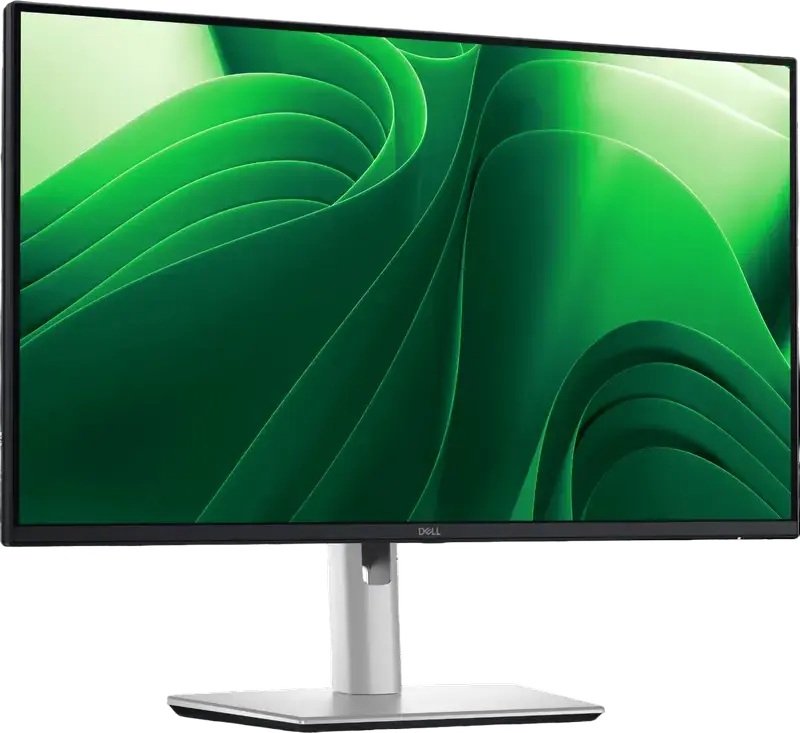Dell P2425DE 23.8 inch WQHD Monitor, IPS Panel, 2560x1440 Resolution, 100Hz Refresh Rate, USB-C Hub with 90W Power Delivery and RJ45 Ethernet, Silver