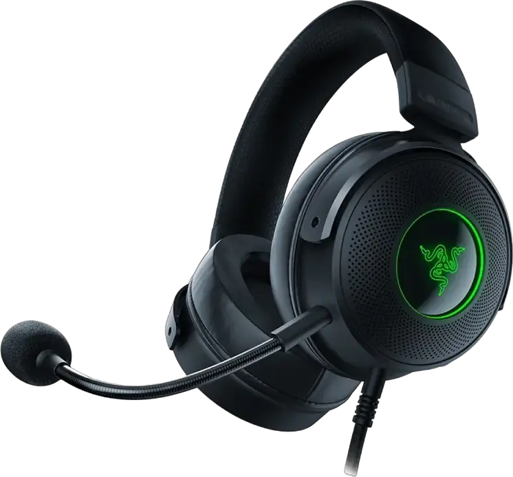 Căști gaming RAZER Kraken V3, Cu fir, Negru