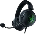 Casca Gaming cu Fir Razer Kraken V3, Difuzoare TriForce Titanium 50mm, Audio Spatial THX, Razer Chroma RGB, Microfon Detasabil HyperClear, USB-A, Negru