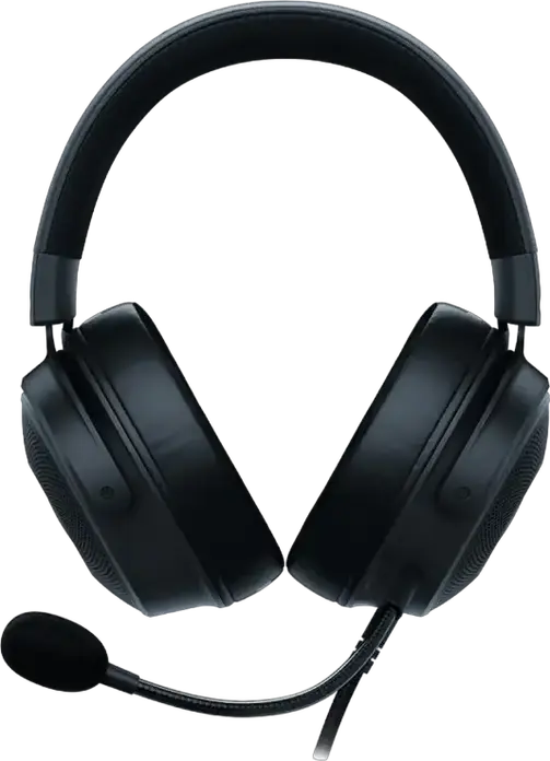 Casca Gaming cu Fir Razer Kraken V3, Difuzoare TriForce Titanium 50mm, Audio Spatial THX, Razer Chroma RGB, Microfon Detasabil HyperClear, USB-A, Negru