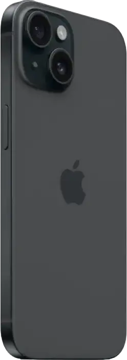 Apple iPhone 15 Smartphone, Black, 6.1-inch Super Retina XDR OLED, A16 Bionic Chip, 128GB Storage, 6GB RAM, 48MP Dual Camera, USB-C, 5G, iOS
