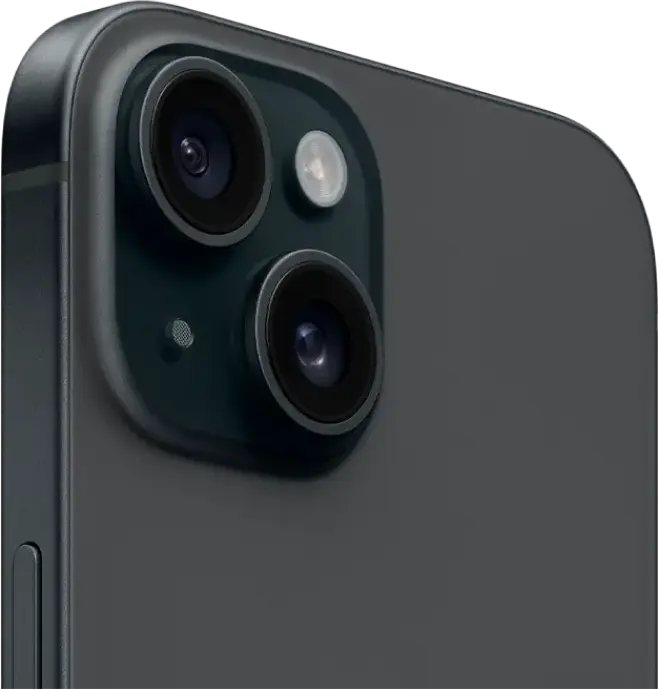 Apple iPhone 15 Smartphone, Black, 6.1-inch Super Retina XDR OLED, A16 Bionic Chip, 128GB Storage, 6GB RAM, 48MP Dual Camera, USB-C, 5G, iOS