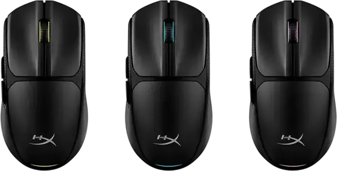 Mouse Gaming Wireless HyperX Pulsefire Fuse, Senzor Optic Pixart PAW3311 12000 DPI, Conectivitate 2.4GHz si Bluetooth, Iluminare RGB, Negru