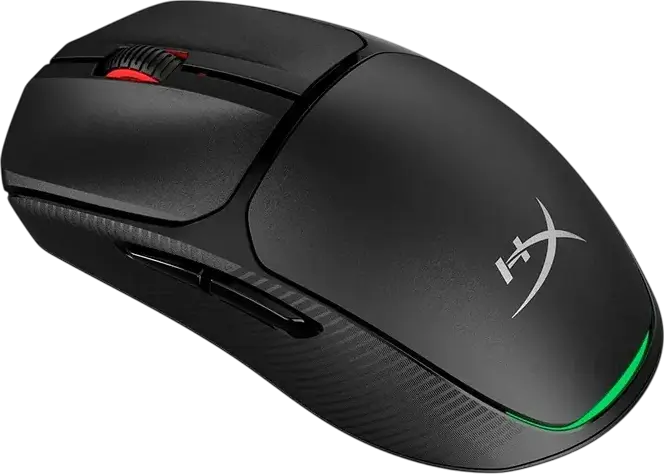 Mouse Gaming Wireless HyperX Pulsefire Fuse, Senzor Optic Pixart PAW3311 12000 DPI, Conectivitate 2.4GHz si Bluetooth, Iluminare RGB, Negru